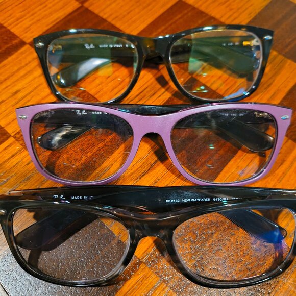 3 pairs Rayban RB3132 Wayfarer - Picture 1 of 11